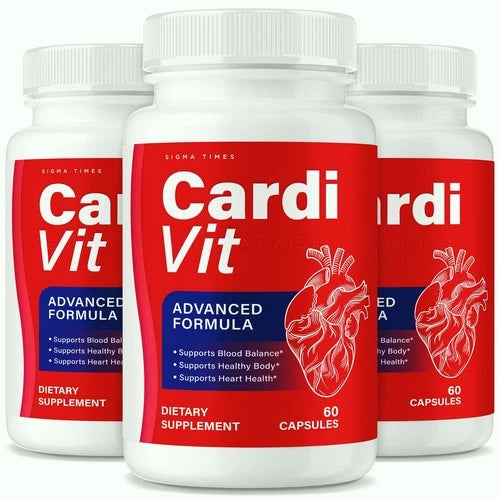 (3 Pack) Cardi Vit Capsules, Advanced Blood Health and Circulation Support