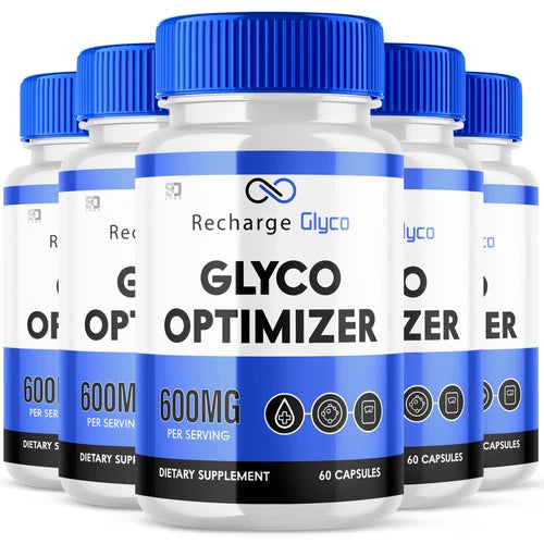 Recharge Glyco Glyco Optimizer Promotes Balanced Blood Health (5 Pack)