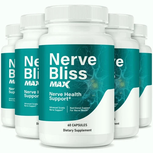 (5 Pack) Nerve Bliss Max Nerve Health Pills, Advanced Nerve Support Formula