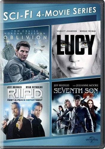 Oblivion / Lucy / R.I.P.D. / Seventh Son DVD Tom Cruise