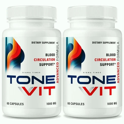 (2 Pack) Tonevit Capsules, Tone Vit for Blood Support and Healthy Heart