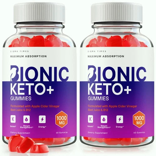 (2 Pack) Bionic Keto + ACV Gummies to Support Weight Loss and Energy Levels