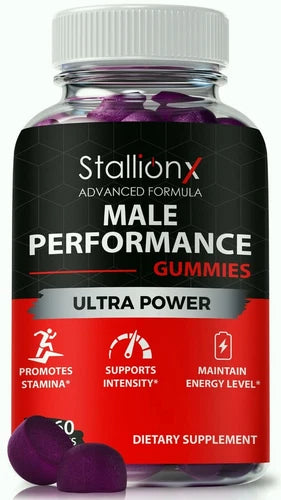 Stallion X Male Gummies, StallionX Gummy for Energy and Vitality 60ct