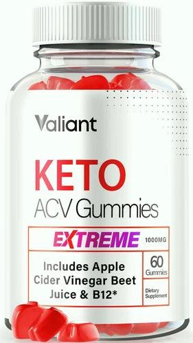 Valiant Keto ACV Gummies Extreme, Weight Loss Gummy for Burning Fat 60ct
