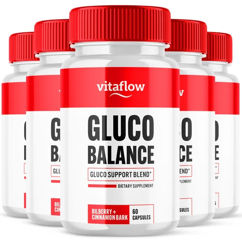 (5 Pack) VitaFlow Blood Balance Capsules, Vita Flow Glycogen (300 Capsules)