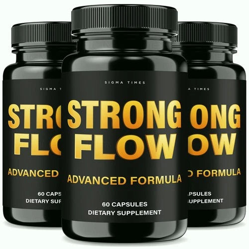 (3 Pack) Strong Flow - Strong Flow Prostate Pills for Men