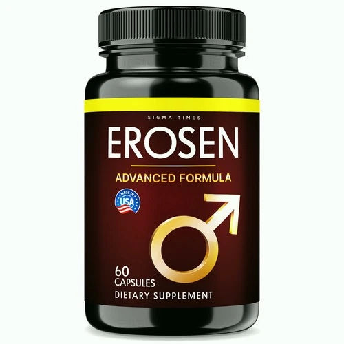 Erosen Capsules for Men, Erozen Male Supplement for Stamina  60ct