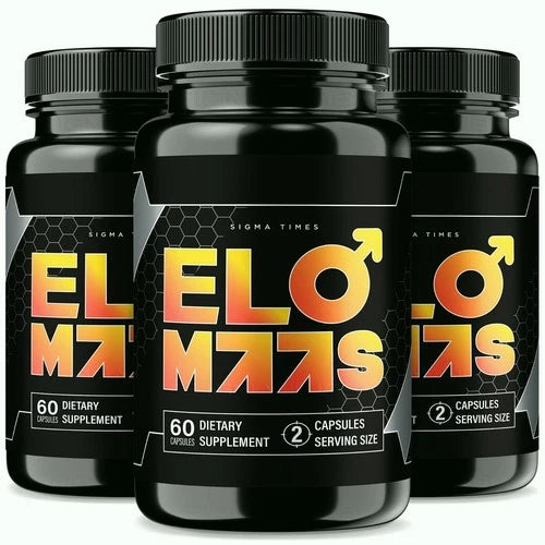 (3 Pack) Elo Maas Capsules for Men, EloMaas Pills for Male Health and Stamina
