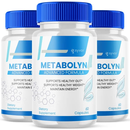 (3 Pack) Metabolyn Advanced Formula Natural Energy & Fitness Vitamin 180 Capsule