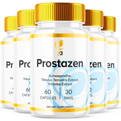 (5 Pack) Prostazen Pills - Supports Prostate Health & Vitality - 300 Capsules