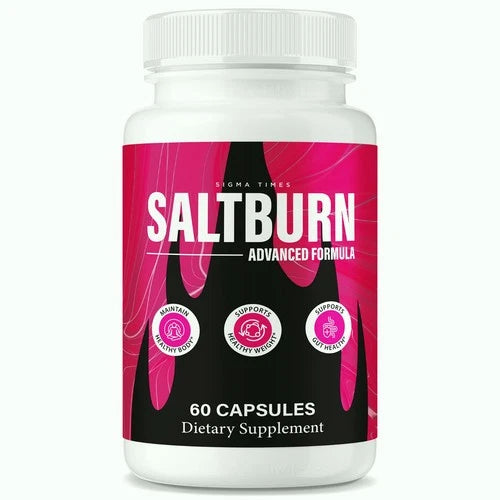 Salt Burn Weight Loss Capsules - SaltBurn Pink Salt Inspired Formula 60 ct