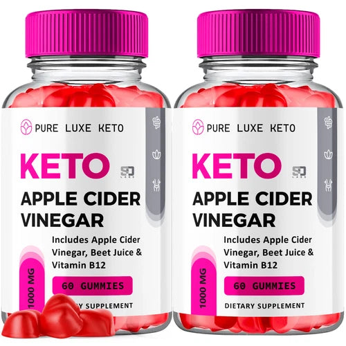(2 Pack) Pure Luxe Keto Gummies, Pure Luxe ACV Keto+ Weight Loss (120 Gummies)