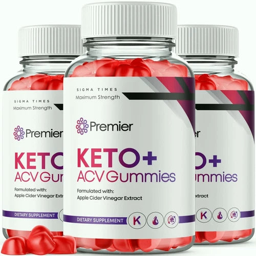 (3 Pack) Premier Keto ACV Gummies for Curbing Appetite Cravings and Fat Burning
