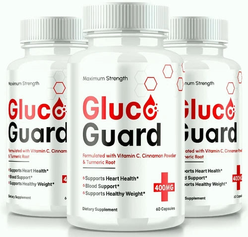 (3 Pack) Gluco Guard Blood Sugar Support Pills for Overall Metabolic Health