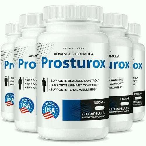 (5 Pack) Prosturox Pills for Men, Prostarox Prostate and Urinary Flow Support