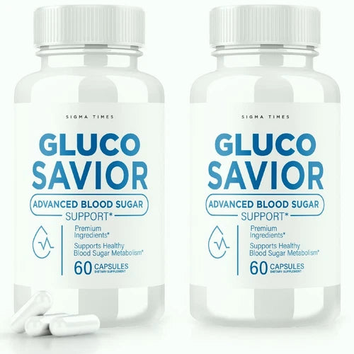 (2 Pack) Gluco Savior Capsules for Blood Sugar Support, Advanced Formula