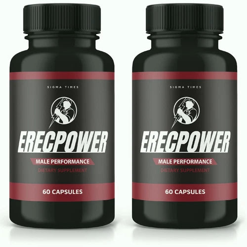 (2 Pack) Erecpower Male Health Capsules to Boost Stamina and Energy
