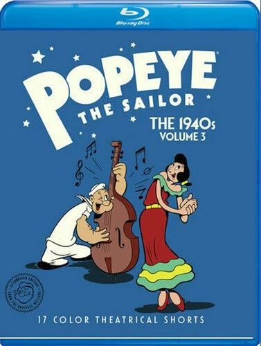 Popeye the Sailor The 1940s Volume 3 (BD) (MOD) Blu-ray
