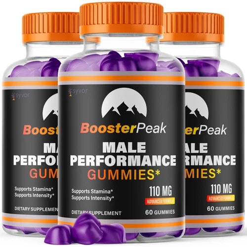 Booster Peak Gummies For Men, Advanced Performance Supplement 180 Gummies