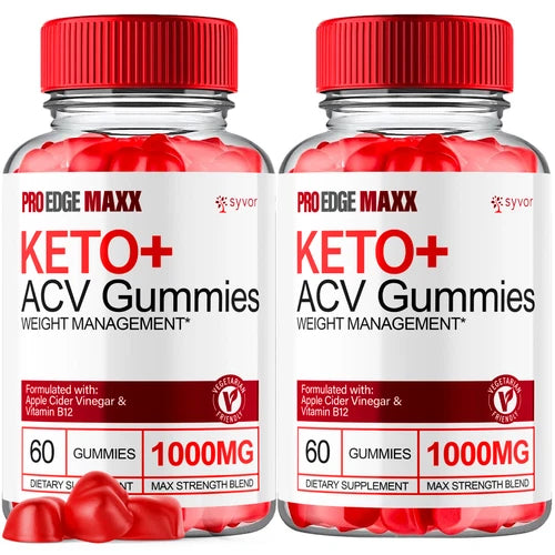 Pro Edge Maxx Keto ACV Gummies Maximum Strength Vitamin Formula, 120 Gummies