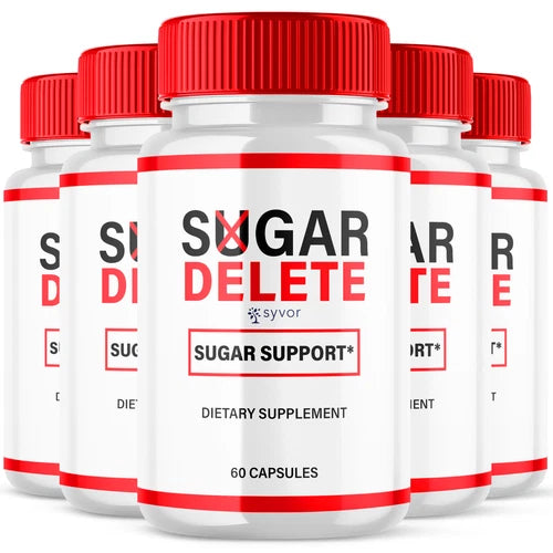 (5 Pack) Sugar Delete Blood Optimizer Advanced Glycogen Supplement 300 Capsules
