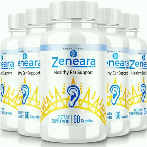 (5 Pack) Zeneara Healthy Ear Pills for Enhanced Hearing & Reduced Inflammation
