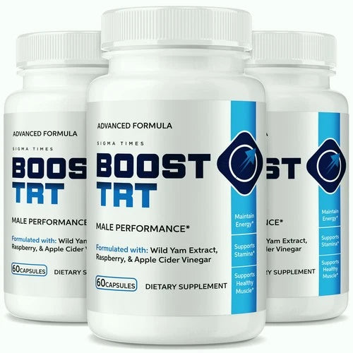 (3 Pack) Boost TRT Pills for Men, BoostTRT Advanced Male Health Support