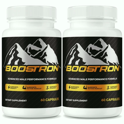 (2 Pack) Boostron Pills for Men, Advanced Formula for Male Health Support