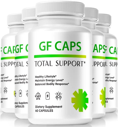 (5 Pack) GF Caps -  Advanced Formula to Support Healthy Blood Circulation
