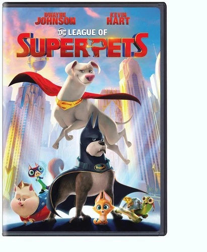 DC League of Super-pets DVD Dwayne Johnson