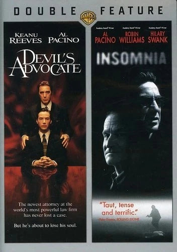 Devil's Advocate / Insomnia (Double Feature) DVD