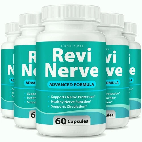 (5 Pack) Revi Nerve - Premium ReviNerve Supplement for Nerve Health