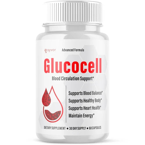 (1 Pack) Glucocell Blood Pills Advanced Support Glycogen Supplement 60 Capsules