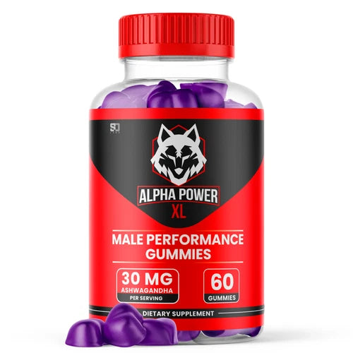 Alpha Power XL Gummies For Men, Advanced Performance Supplement 60 Gummies