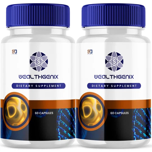 Wealthgenix Supports Cognitive Health, Wellness and Enhances Memory (2 Pack)