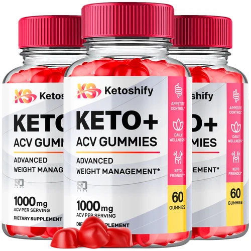 (3 Pack) Ketoshify Keto, Ketoshify ACV Weight Management Gummies (180 Gummies)
