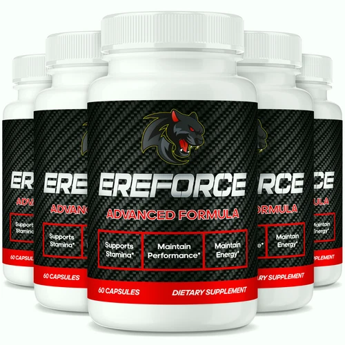 (5 Pack) Ereforce Pills for Men, Advanced Ere Force for Male Health Support