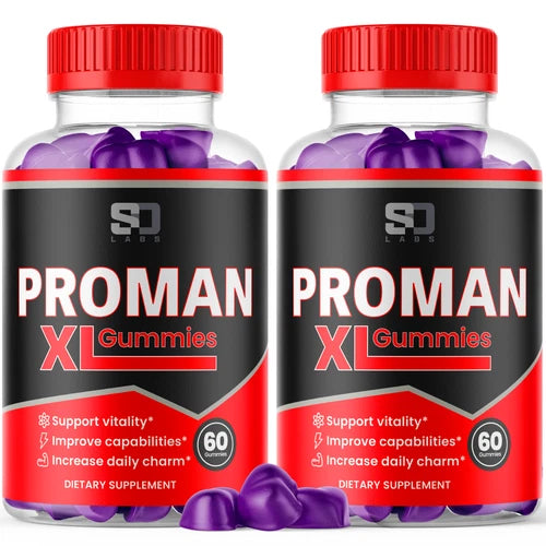(2 Pack) ProMan XL Gummies For Men, Advanced Performance Supplement 120 Gummies