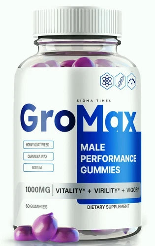 Gromax Advanced Male Gummies to Boost Stamina and Male Performance 60ct