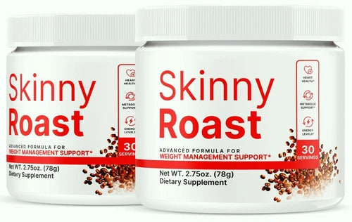(2 Pack) Skinny Roast Advanced Weight Loss Powder for Energy & Fat Burning