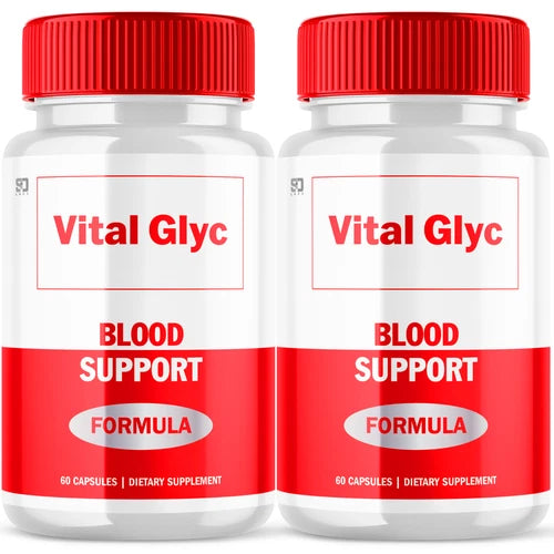 (2 Pack) Vital Glyc Pills - Blood Sugar Health Support Formula - 120 Capsules