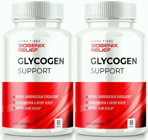 (2 Pack) Biogenix Glycogen Support Pills for Optimal Glycemic Control