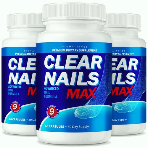 (3 Pack) Clear Nails Max Pills for Optimal Nail Health and Strength