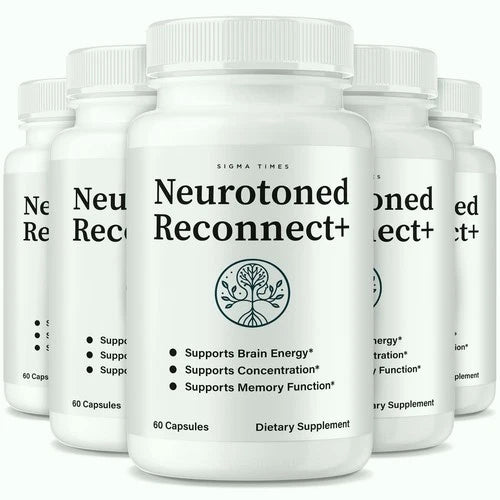 (5 Pack) Neurotoned Reconnect Plus - Neurotoned Reconnect + Memory Support