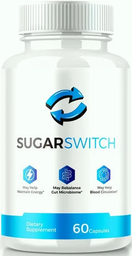 SugarSwitch Pills, Sugar Switch Supports Blood Sugar & Pressure Levels 60ct