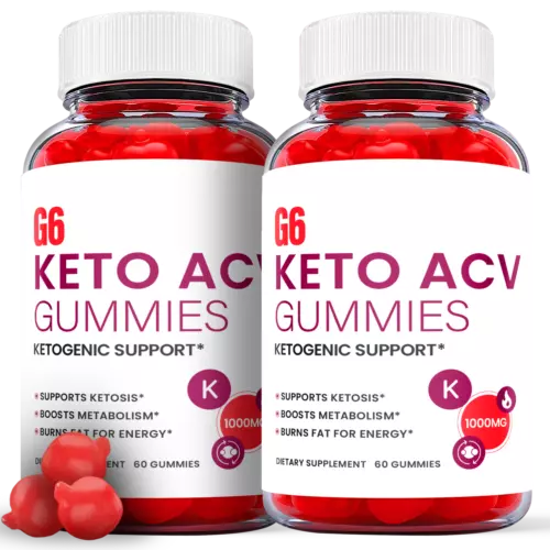 G6 Keto Gummies - G6 Keto ACV Gummys For Weight Loss ORIGINAL - 2 Pack