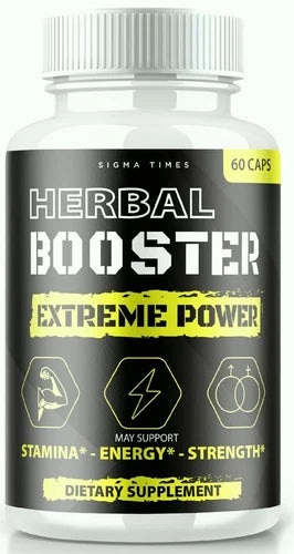 Herbal Booster Male Health Pills to Boost Stamina and Energy 60ct