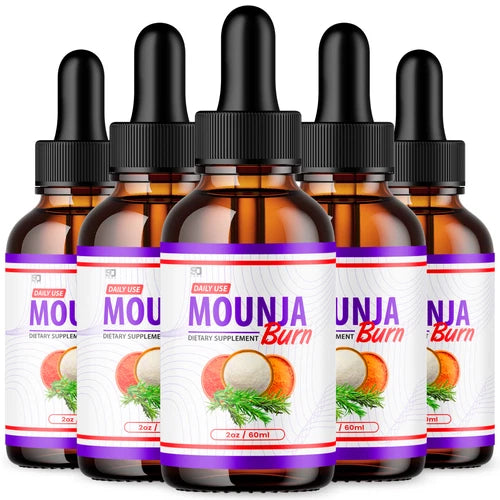 (5 Pack) Mounja Burn Drops For Weight Loss, Mounja Burn Diet Drops (2oz)