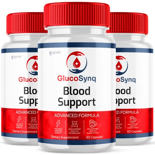 Glucocync Blood Support Advanced Formula Supplement Natural Ingredients 180 Caps