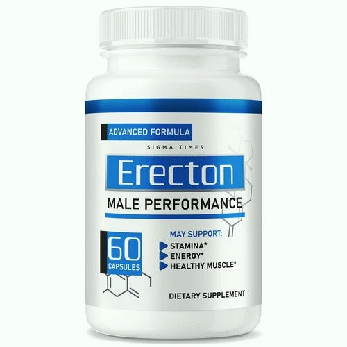 Erecton Pills for Men, Fast Acting Premium Male Supplement 60ct